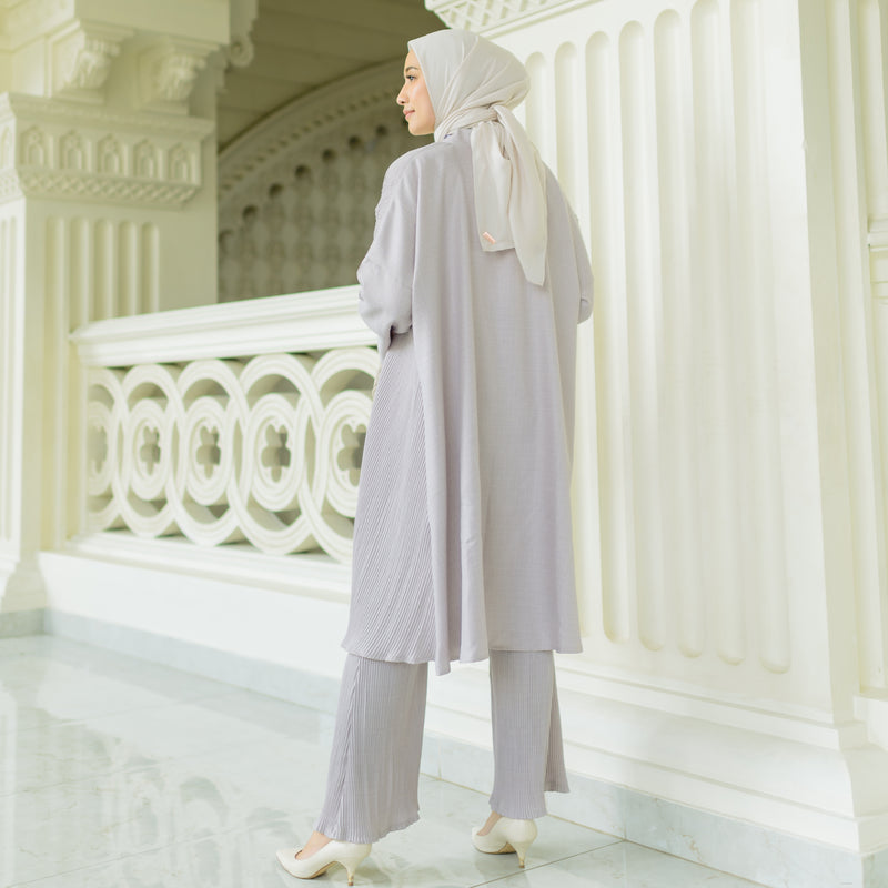 Zakia Pleats Set Natural Size L