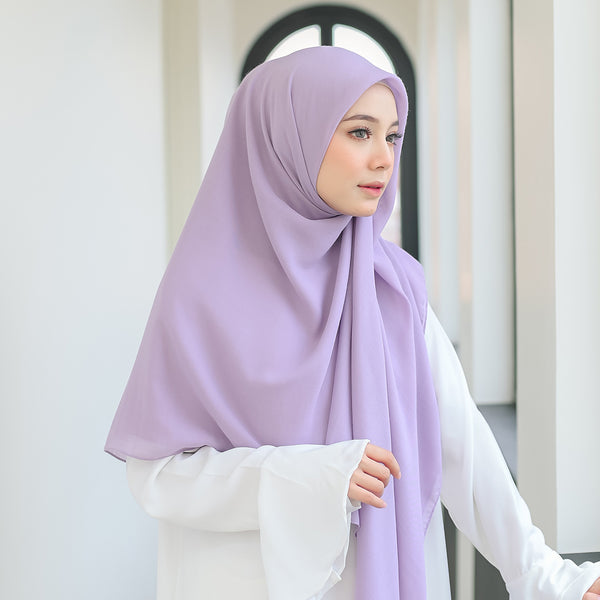 Mima Square Syari (Hijab Segiempat Syari) Purple