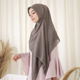 Mima Square Syari (Hijab Segiempat Syari) Dark Grey