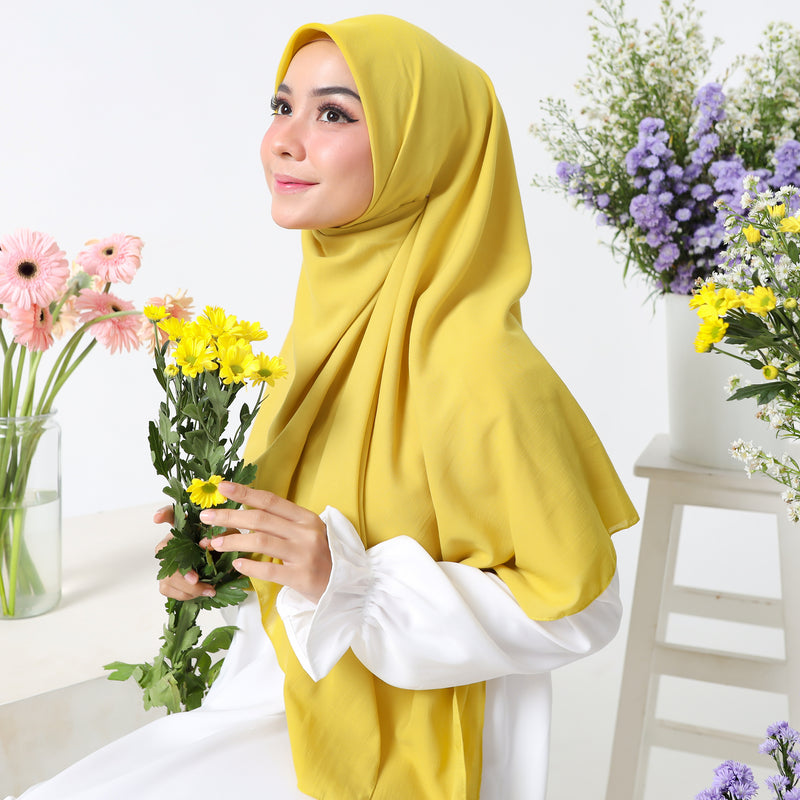 Detaa Square Syari (Hijab Segiempat Syari) Lemon