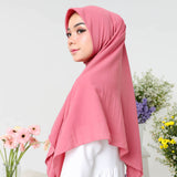 Detaa Square Syari (Hijab Segiempat Syari) Rapture Rose