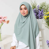 Detaa Square Syari (Hijab Segiempat Syari) Green Pastel