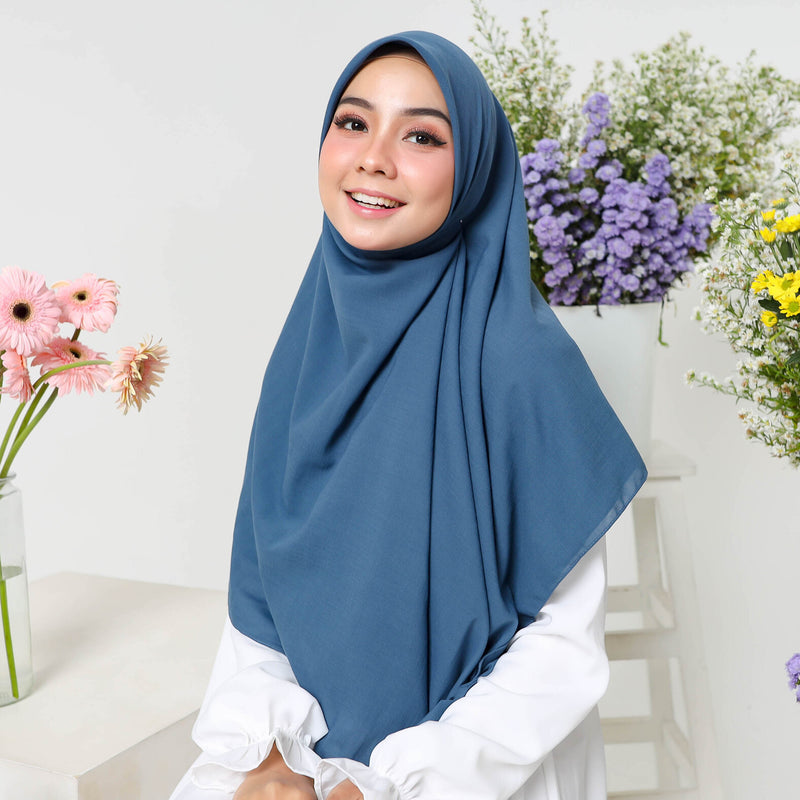 Detaa Square Syari (Hijab Segiempat Syari) Denim