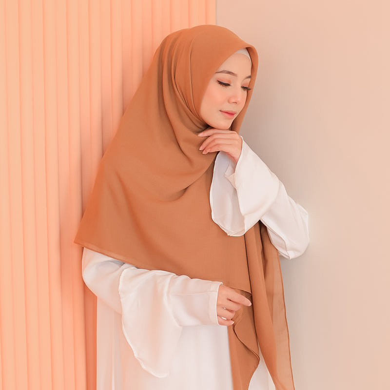 Mima Square Syari (Hijab Segiempat Syari) Tumeric