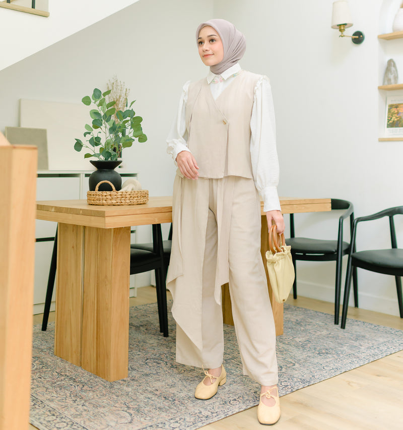 Nami Set (One Set Linen) Cream