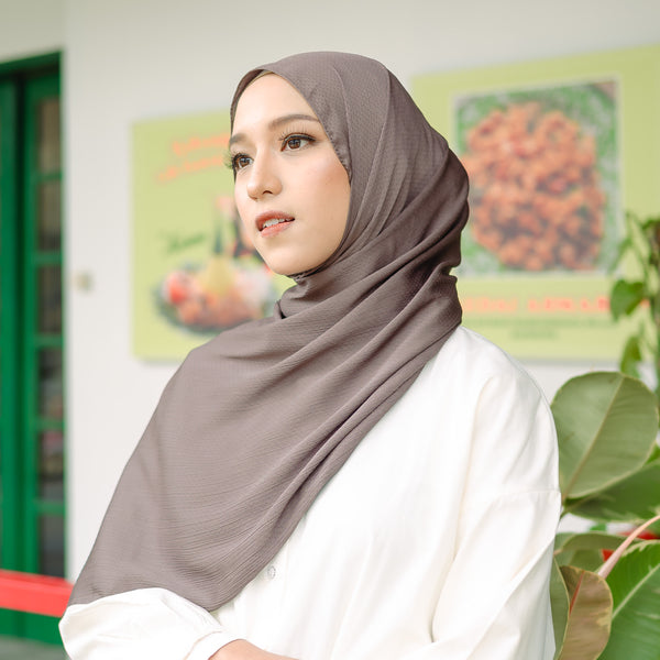 Asha Shawl (Pashmina Silk) Walnut