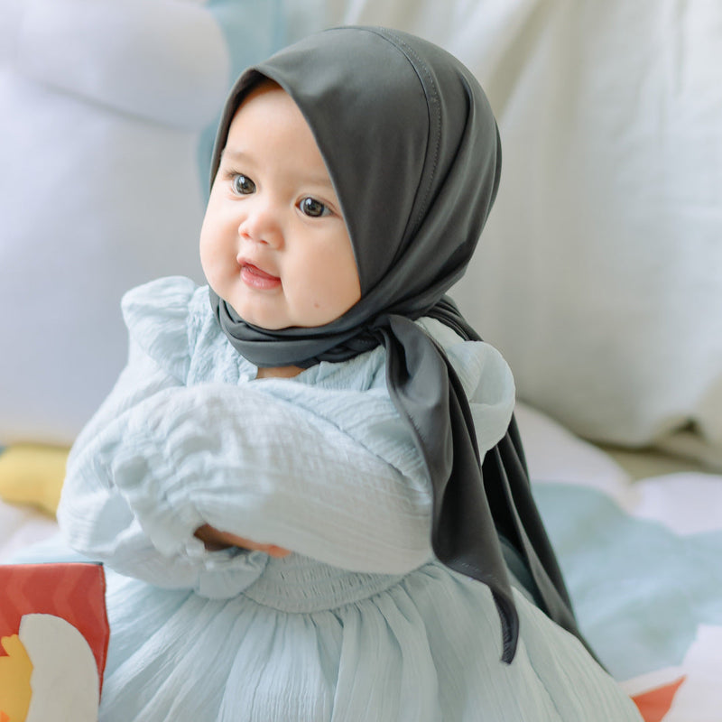 Ameena Instan Black (Hijab Bayi 3-4 Tahun)