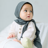 Ameena Instan Stone Grey (Hijab Bayi 3-4 Tahun)
