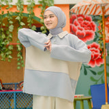 Hopy Blouse Blue Grey