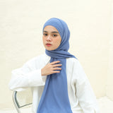 Yure Inner Shawl Denim (Pashmina Ceruti Babydoll)