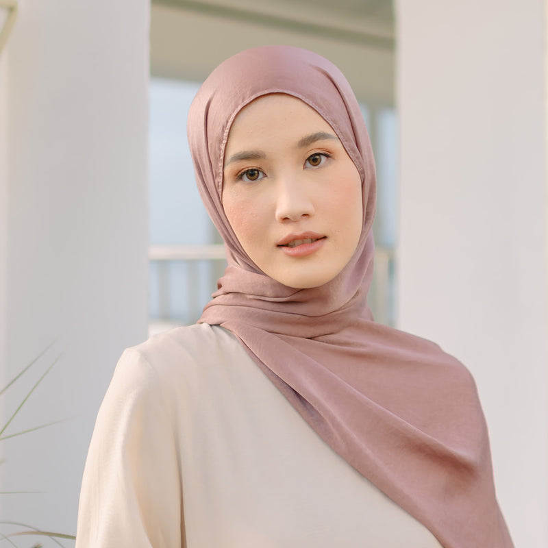 Kian Shawl Dark Nude Pink