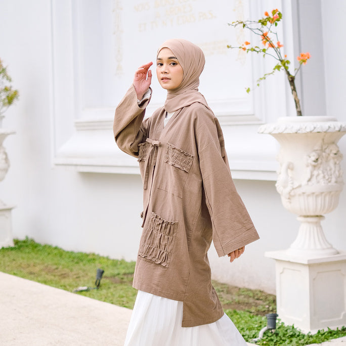 Zyre Outer Soft Brown (Outer Cotton Linen)
