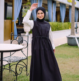 Zalina Dress Black (Overall Cotton Linen)