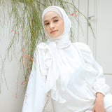 Haraa Voal (Segiempat Lasercut) Broken White