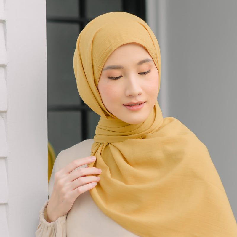 Kash Shawl Mustard