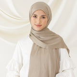 Rayya Silk Lasercut Natural (Pashmina Silk)