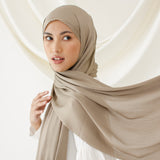 Rayya Silk Lasercut Natural (Pashmina Silk)