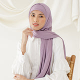 Rayya Silk Lasercut Purple (Pashmina Silk)