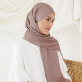 Rayya Silk Lasercut Soft Dusty Purple (Pashmina Silk)