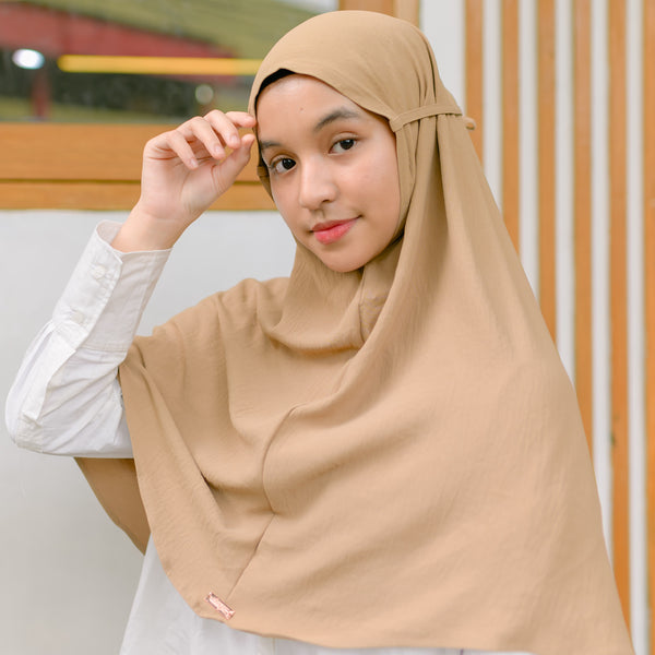Biyya Instan (Bergo Crinkle) Soft Milo