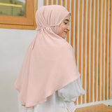 Biyya Instan (Bergo Crinkle) Soft Pink