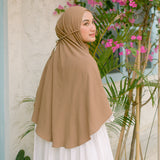 Biyya Instan (Bergo Crinkle) Olive Sheen