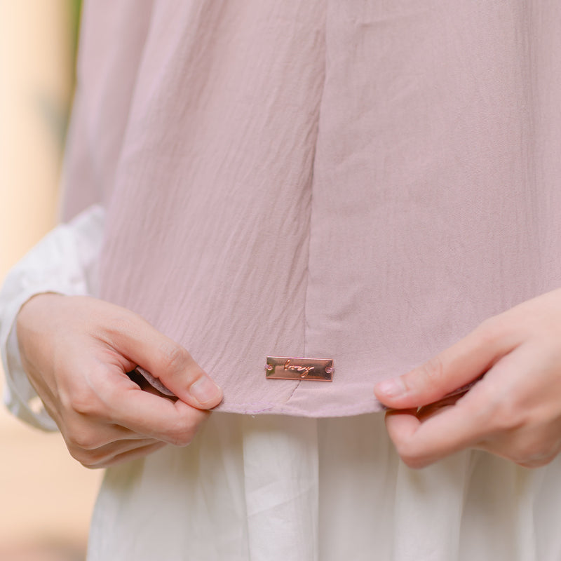 Biyya Instan (Bergo Crinkle) Light Purple