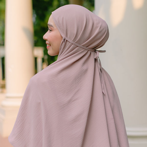 Biyya Instan (Bergo Crinkle) Light Purple