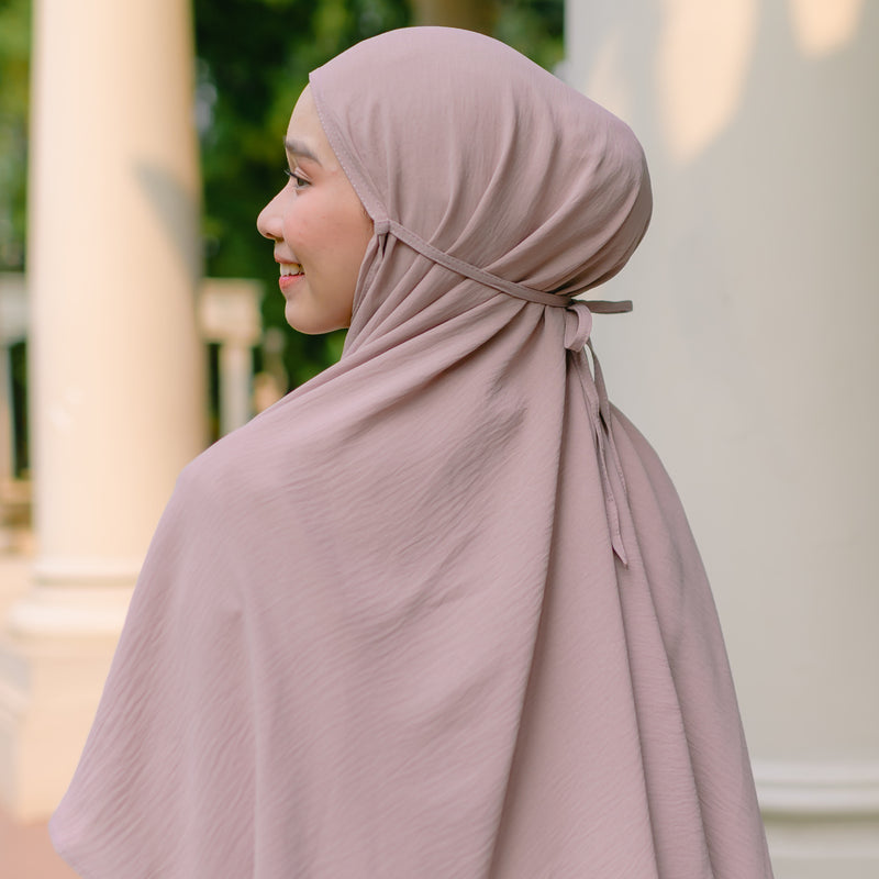 Biyya Instan (Bergo Crinkle) Light Purple