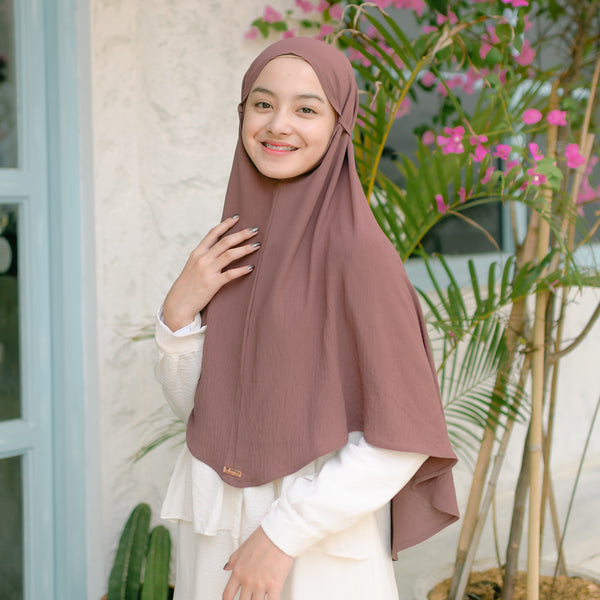 Biyya Instan (Bergo Crinkle) Dusty Taro