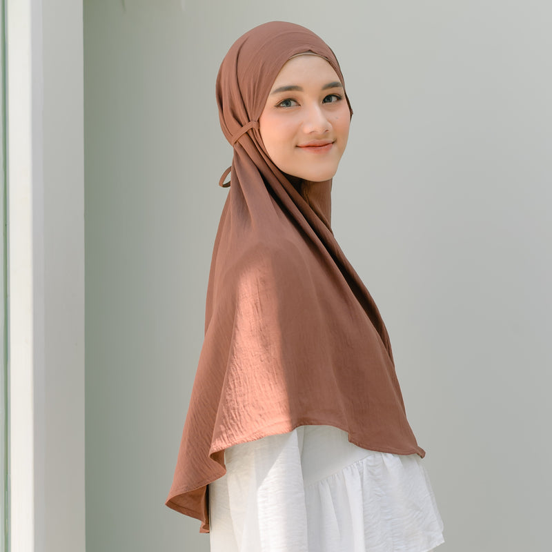 Biyya Instan (Bergo Crinkle) Brown Sugar