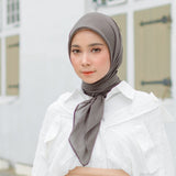 Sheena Voal Square Dark Grey