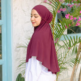 Biyya Instan (Bergo Crinkle) Magenta