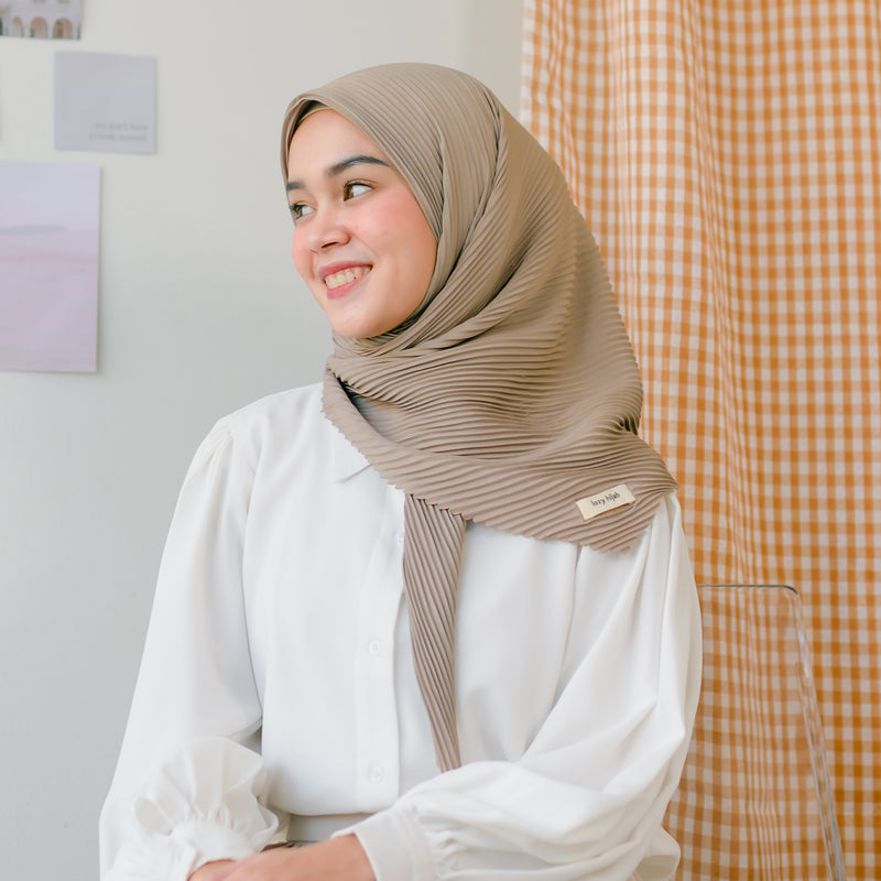Geya Pleats Square (Segiempat Plisket) Natural