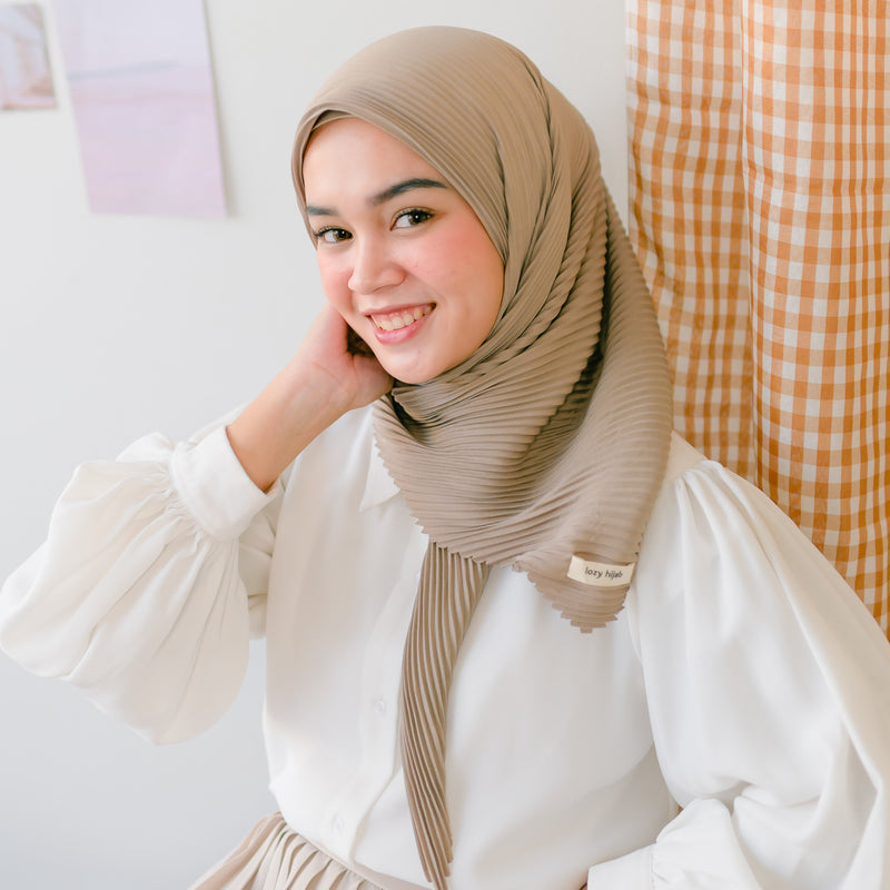Geya Pleats Square (Segiempat Plisket) Natural